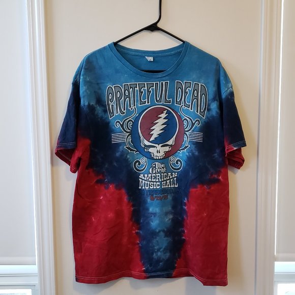 Vintage Grateful Dead tye die tee. On the Delta Pro Weight Frame. Men's L. - Picture 1 of 3